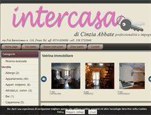 Tablet Screenshot of intercasaprato.it